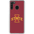 Iowa State University Primary Logo Galaxy A21 Clear Case
