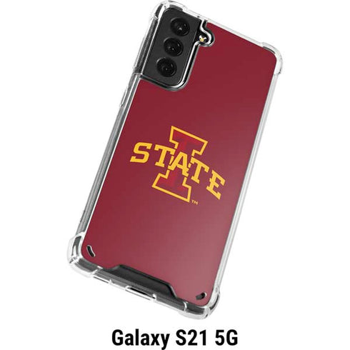 Iowa State University Primary Logo Galaxy S21 5G Clear Case