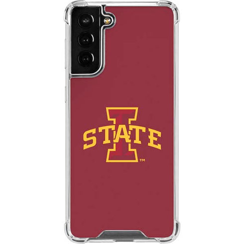 Iowa State University Primary Logo Galaxy S21 FE Clear Case