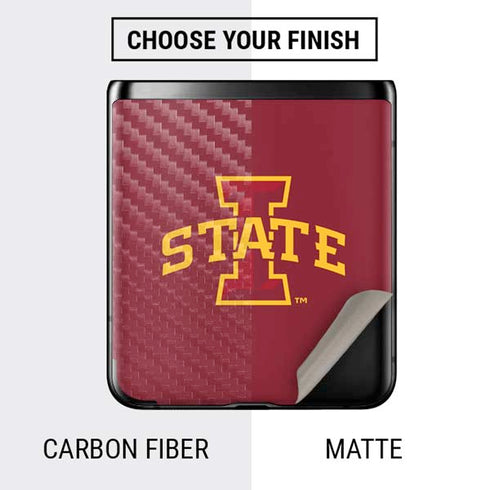 Iowa State University Primary Logo Galaxy Z Flip Skin