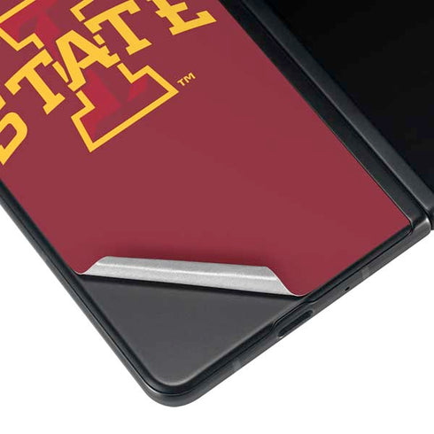 Iowa State University Primary Logo Galaxy Z Fold3 5G Skin