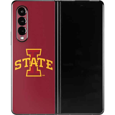 Iowa State University Primary Logo Galaxy Z Fold3 5G Skin