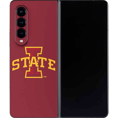 Iowa State University Primary Logo Galaxy Z Fold4 5G Skin