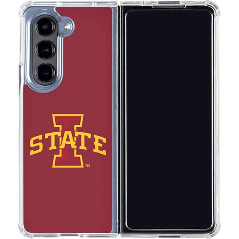 Iowa State University Primary Logo Galaxy Z Fold5 5G Clear Case