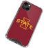 Iowa State University Primary Logo iPhone 13 Mini Clear Case