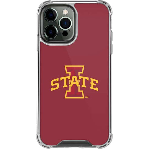 Iowa State University Primary Logo iPhone 13 Pro Max Clear Case