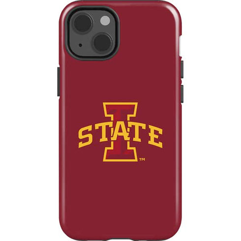 Iowa State University Primary Logo iPhone 15 Impact Case