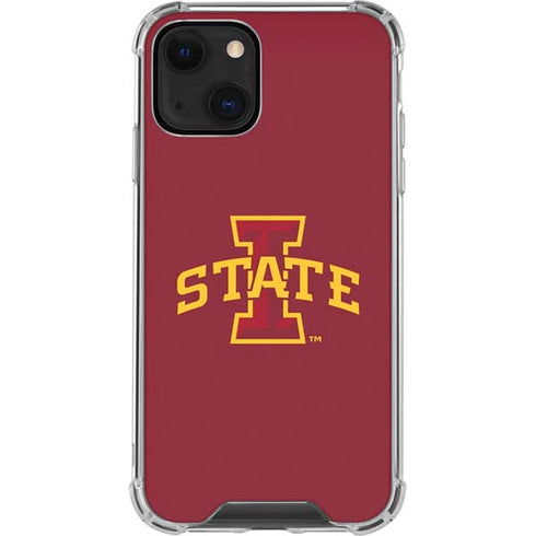 Iowa State University Primary Logo iPhone 14 Plus Clear Case