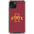 Iowa State University Primary Logo iPhone 14 Plus Clear Case