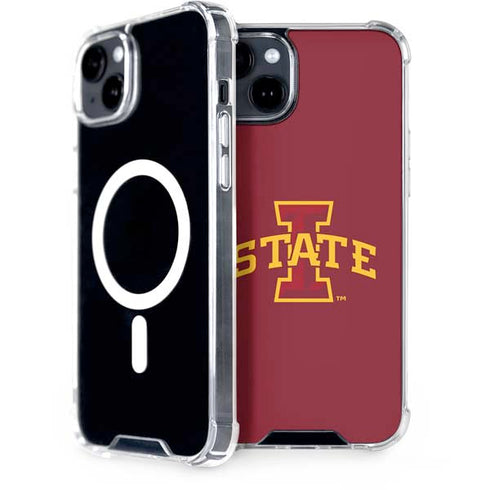 Iowa State University Primary Logo iPhone 15 Plus MagSafe Case