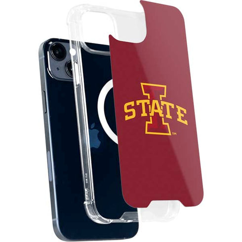 Iowa State University Primary Logo iPhone 15 Plus MagSafe Case