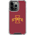 Iowa State University Primary Logo iPhone 14 Pro Clear Case