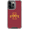 Iowa State University Primary Logo iPhone 15 Pro Clear Case