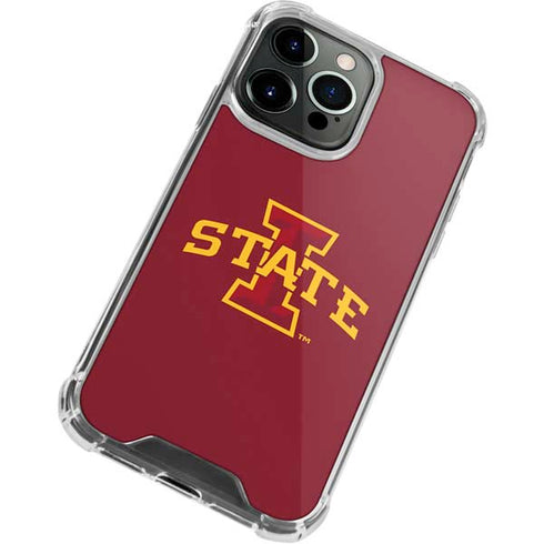 Iowa State University Primary Logo iPhone 15 Pro Clear Case