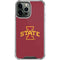 Iowa State University Primary Logo iPhone 14 Pro Max Clear Case