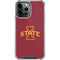 Iowa State University Primary Logo iPhone 15 Pro Max Clear Case