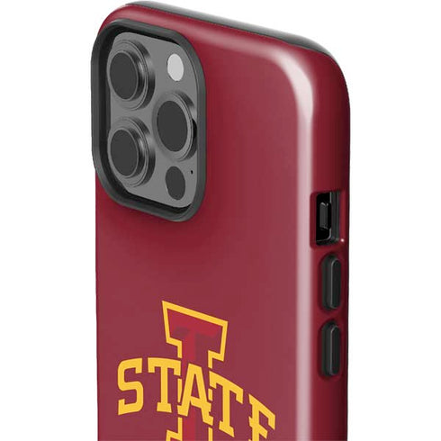 Iowa State University Primary Logo iPhone 15 Pro Max Impact Case