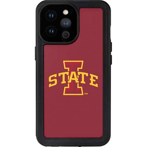 Iowa State University Primary Logo iPhone 14 Pro Max Waterproof Case
