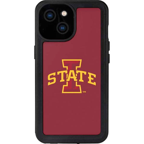 Iowa State University Primary Logo iPhone 15 Waterproof Case
