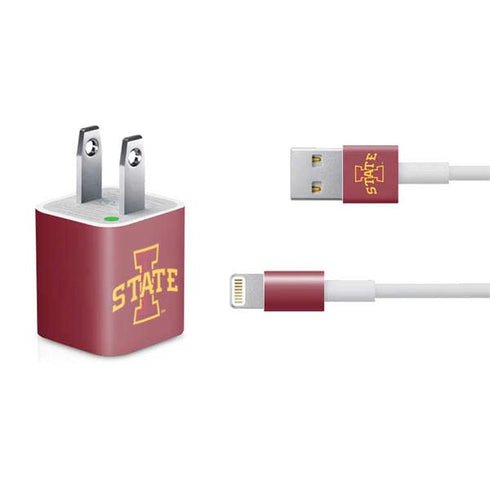Iowa State University Primary Logo iPhone Charger (5W USB) Skin