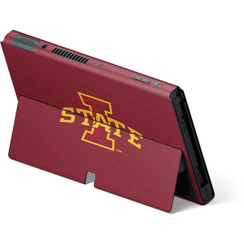 Iowa State University Primary Logo Nintendo Switch OLED (2021) Skin