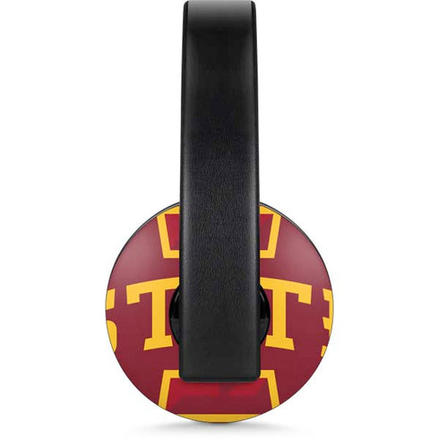 Iowa State University Primary Logo PlayStation 4 Gold Wireless Headset Skin