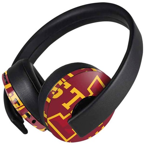 Iowa State University Primary Logo PlayStation 4 Gold Wireless Headset Skin