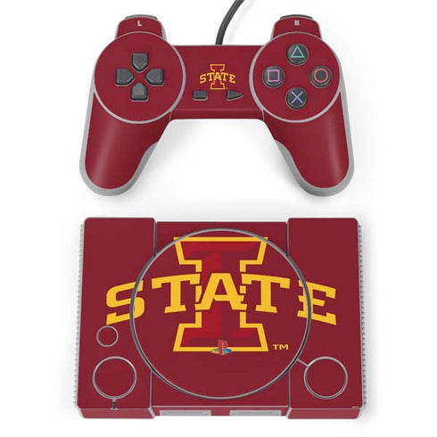 Iowa State University Primary Logo PlayStation Classic Bundle Skin