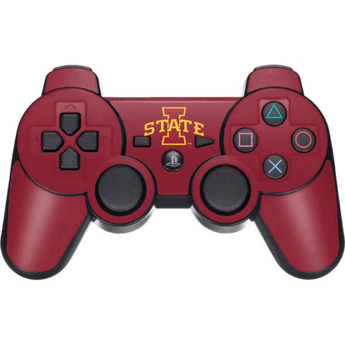 Iowa State University Primary Logo PS3 Dual Shock wireless controller Skin