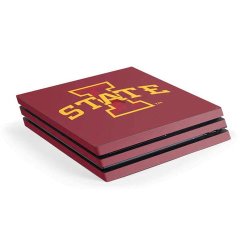 Iowa State University Primary Logo PS4 Pro Console Skin