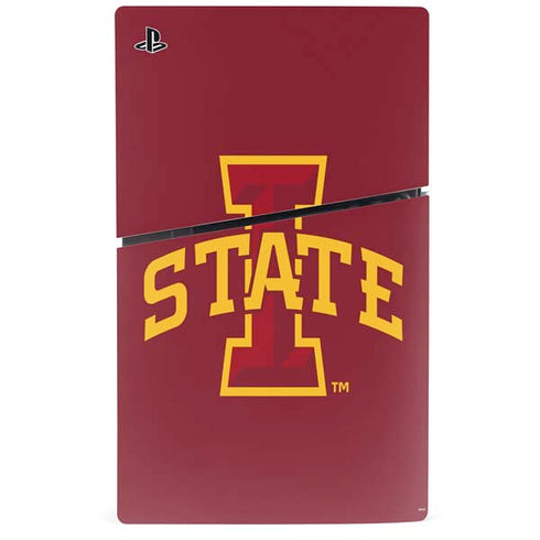Iowa State University Primary Logo PS5 Slim Disk Bundle Skin