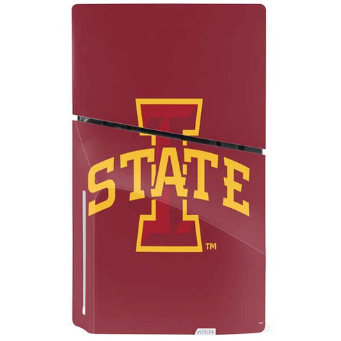 Iowa State University Primary Logo PS5 Slim Disk Bundle Skin