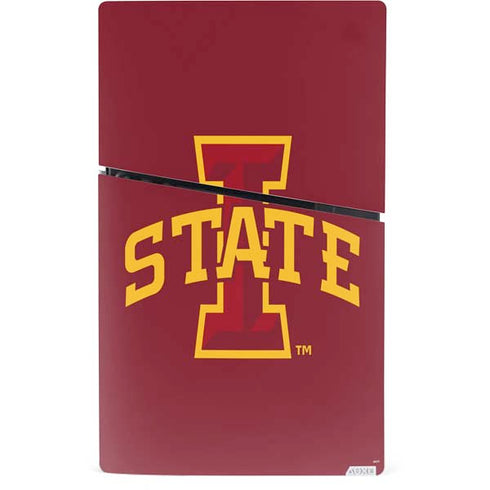 Iowa State University Primary Logo PS5 Slim Digital Edition Console Skin
