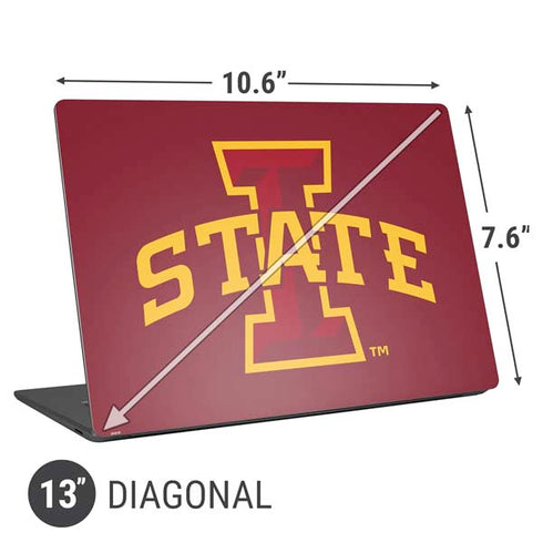 Iowa State University Primary Logo Universal Laptop 13in (10.6 x 7.6in) Skin