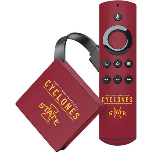 Iowa State University Athletic Text Amazon Fire TV Skin