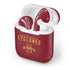Iowa State University Athletic Text Apple AirPods Skin