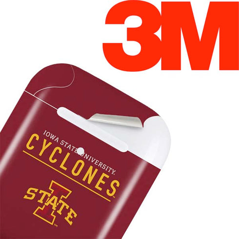 Iowa State University Athletic Text Apple AirPods Skin