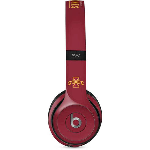 Iowa State University Athletic Text Beats Solo 2 Wired Skin