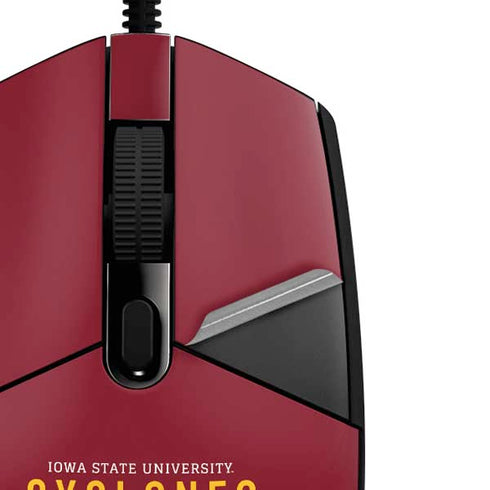 Iowa State University Athletic Text G203 Prodigy RGB Wired Gaming Mouse Skin
