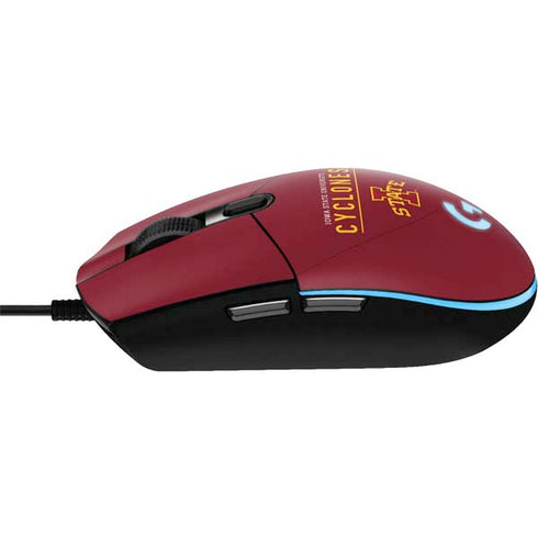 Iowa State University Athletic Text G203 Prodigy RGB Wired Gaming Mouse Skin