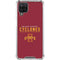 Iowa State University Athletic Text Galaxy A12 Clear Case