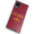 Iowa State University Athletic Text Galaxy A12 Clear Case