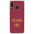 Iowa State University Athletic Text Galaxy A20 Clear Case