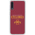 Iowa State University Athletic Text Galaxy A50 Clear Case