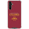 Iowa State University Athletic Text Galaxy A54 5G Clear Case