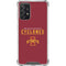 Iowa State University Athletic Text Galaxy A72 5G Clear Case