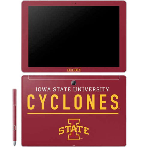 Iowa State University Athletic Text Galaxy Book 12in Skin