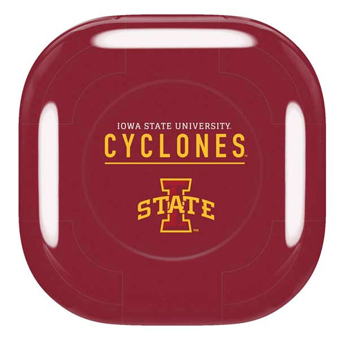 Iowa State University Athletic Text Galaxy Buds Live Skin