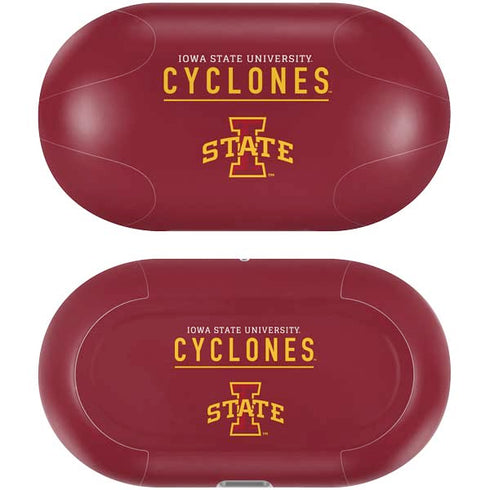 Iowa State University Athletic Text Galaxy Buds Plus Skin