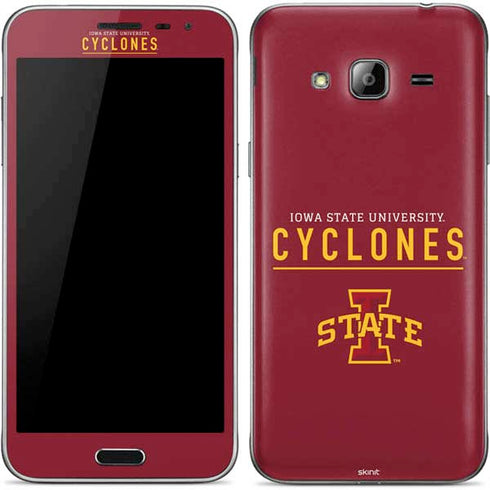 Iowa State University Athletic Text Galaxy J3 Skin